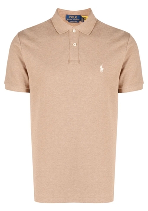 Polo Ralph Lauren logo-embroidered short-sleeve polo - Brown