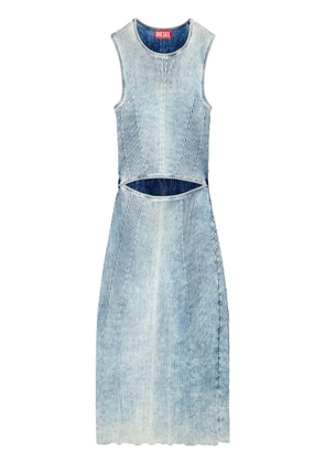 Diesel M-Taryn ribbed midi dress - Blue