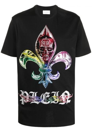 Philipp Plein SS Chrome round-neck T-shirt - Black
