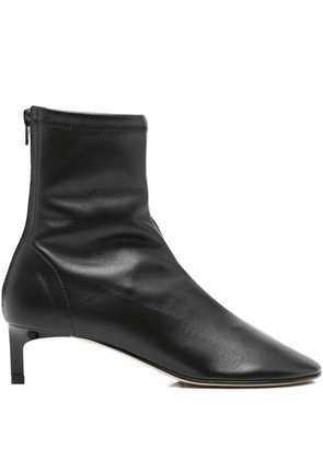 Dear Frances kitten-heel zip boots - Black