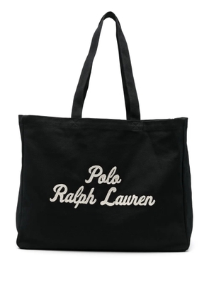 Polo Ralph Lauren embroidered-logo tote bag - Black