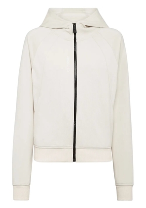 Plein Sport zip-up hooded jacket - Neutrals