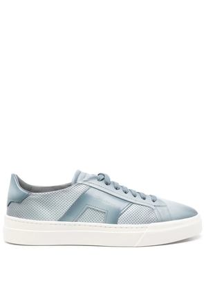Santoni Double Buckle Sneakers - Blue