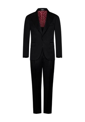 FRANZESE COLLECTION James Bond pinstripe peak-lapel suit - Black
