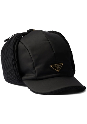 Prada Re-Nylon trapper hat - Black