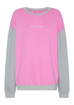 One Teaspoon logo-print sweatshirt - Pink