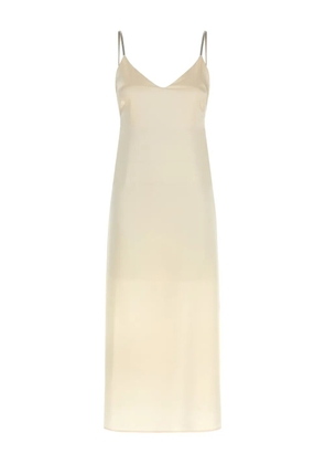 Peserico V-neck slip midi dress - Neutrals