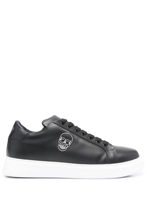 Philipp Plein Skull-plaque low-top sneakers - Black