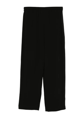 Theory pleated wide-leg trousers - Black