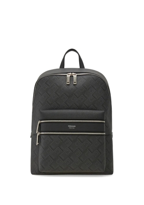 Ferragamo embossed backpack - Grey