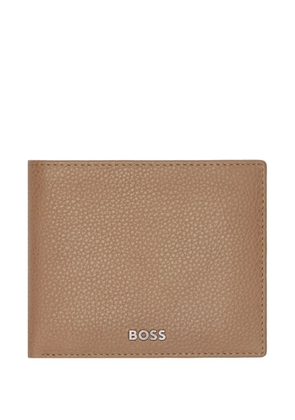 BOSS leather wallet - Neutrals