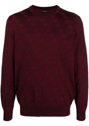 Billionaire merino-blend jumper - Red
