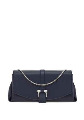Ferragamo leather shoulder bag - Blue