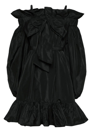 Patou Volume ruffled minidress - Black