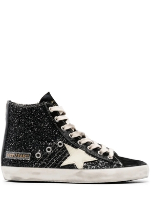 Golden Goose Francy glitter-detailing sneakers - Black