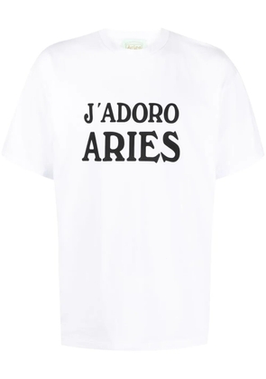 Aries J'Adoro Aries cotton T-shirt - White