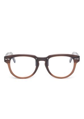 Movitra Momentum 04 round-frame glasses - Brown