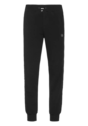 Philipp Plein logo-patch joggers - Black