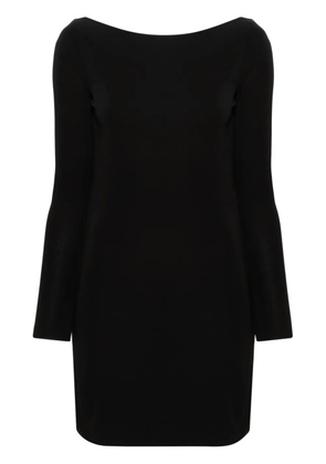 DSQUARED2 cowl-back draped minidress - Black