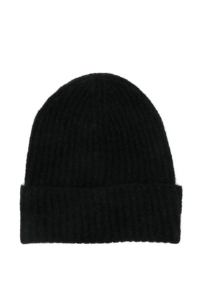 Roberto Collina ribbed beanie - Black