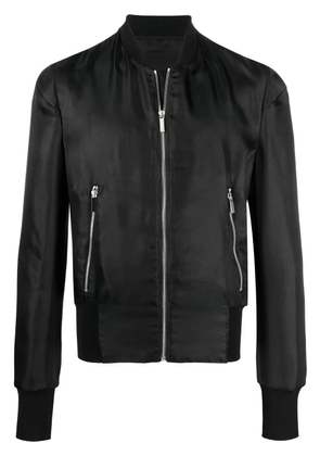 SAPIO zipped-up bomber jacket - Black