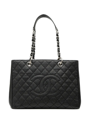 CHANEL Pre-Owned 2013-2014 Caviar Grand Shopping tote bag - Black