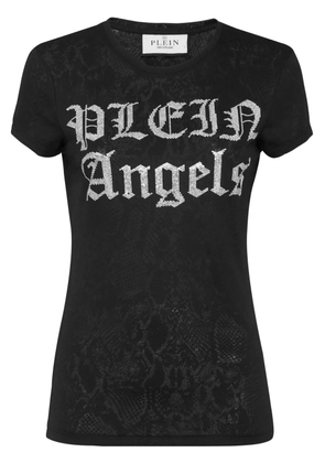Philipp Plein logo-embellished T-shirt - Black