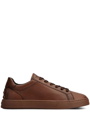 Tod's leather sneakers - Brown