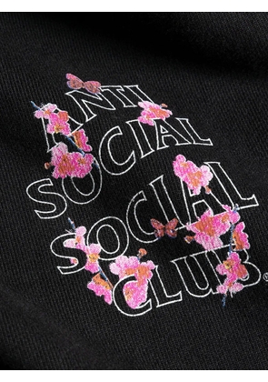 Anti Social Social Club contrast-stitch track pants - Black
