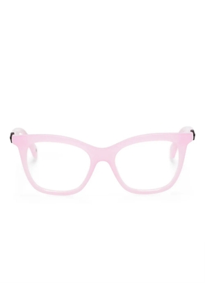 Off-White Eyewear cat-eye glasses - Pink