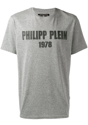 Philipp Plein logo print T-shirt - Grey