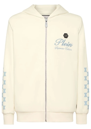 Philipp Plein Checkmate hoodie - White