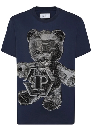 Philipp Plein Stones Teddy Bear T-shirt - Blue