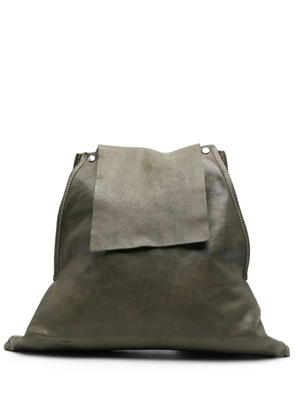 Guidi leather backpack - Green
