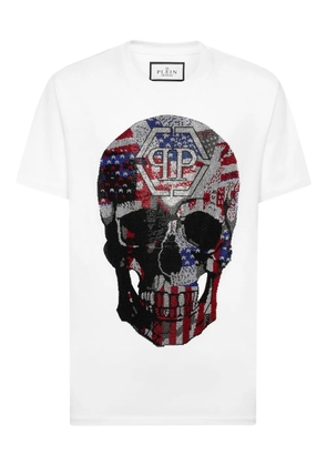 Philipp Plein skull-print T-shirt - White