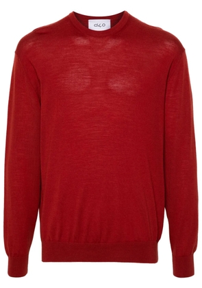 D4.0 wool sweater - Red