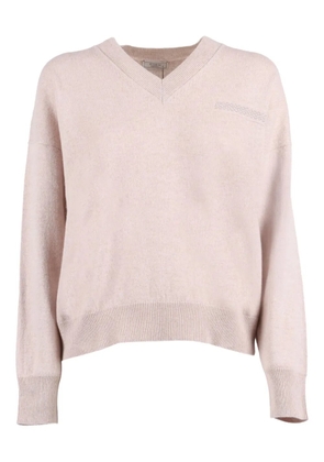 Peserico V-neck sweater - Pink