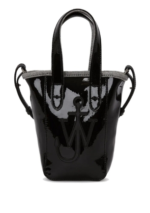 JW Anderson mini Belt coated-denim tote bag - Black