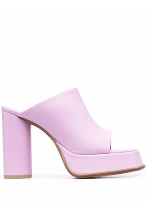 AMBUSH open-toe platform sandals - Purple