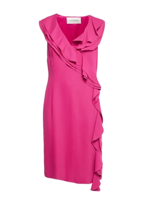 Valentino Pre-Owned ruffled sleeveless dress - Pink