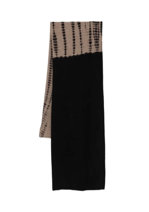 Suzusan tie-dye scarf - Black