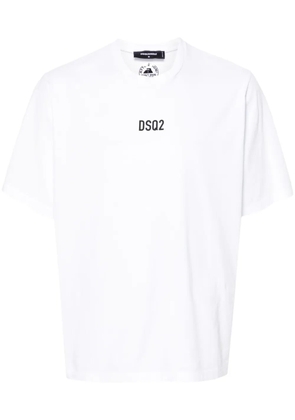 DSQUARED2 logo-print cotton T-shirt - White