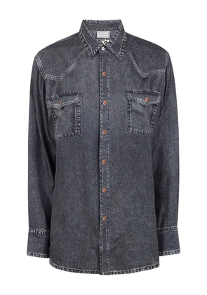 Pierre-Louis Mascia pocket silk shirt - Grey
