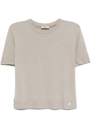 Herno fine-knit T-shirt - Neutrals