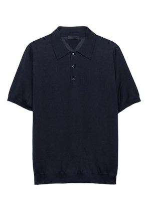 Prada knitted polo shirt - Blue
