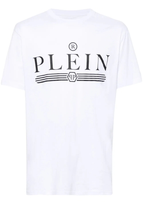 Philipp Plein logo-print cotton T-shirt - White