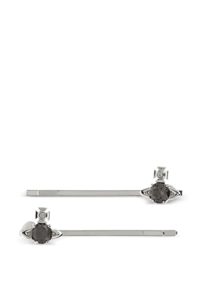 Vivienne Westwood logo-detail brooches - Silver
