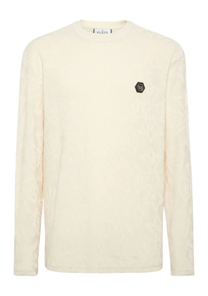 Philipp Plein Jacquard Crest T-shirt - Neutrals