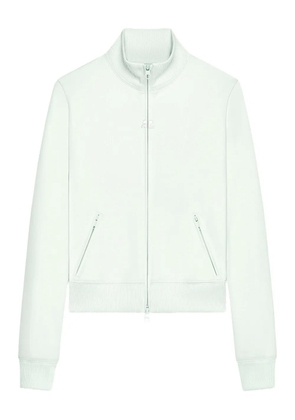 Courrèges zip-up logo-detail sweatshirt - Pink