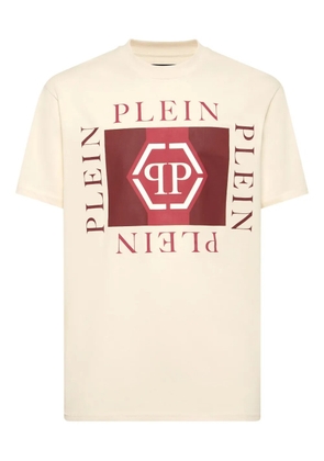Philipp Plein logo-print T-shirt - Neutrals